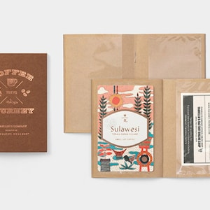 Caderno de viagem para Starbucks Reserve® Roastery Tokyo, arquivo de cartão de recarga tamanho passaporte