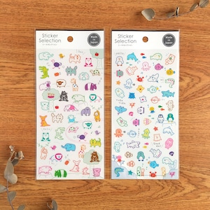 Stickerselectie 'dierentuin/aquarium'-sticker uit Japan<GAIA>