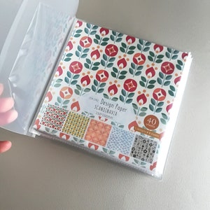 Carpeta de papel de diseño/Carpeta de origami "Archivo cuadrado"