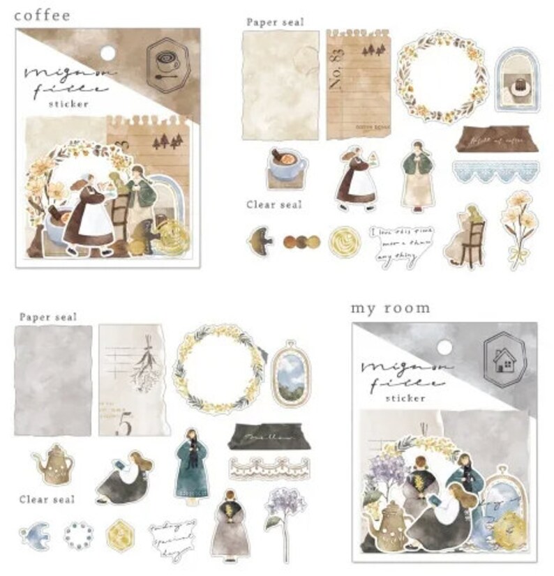 Flake sticker "mignon fille" image 7