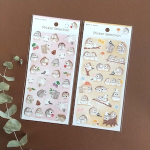 Sticker sélection d'autocollants « Écureuil volant de Sibérie » par GAIA, importé du Japon