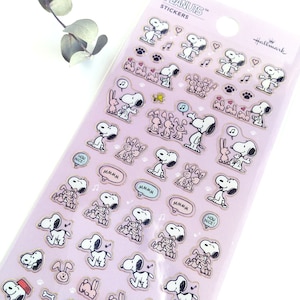 Snoopy Ministicker „Tier lila“.