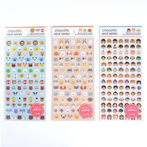 chocotto Siegel ""Gesicht"" Ministicker aus Japan<GAIA>."