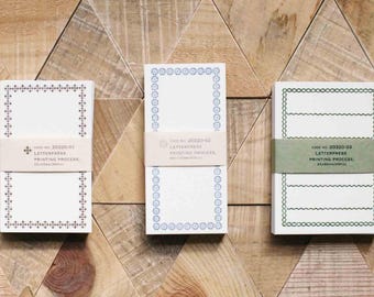 Proceso de impresión tipográfica de tarjetas de felicitación por Classiky de Japón