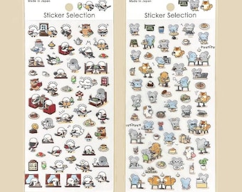 Sticker Selection -shimaenaga/mouse- From Japan GAIA - Etsy