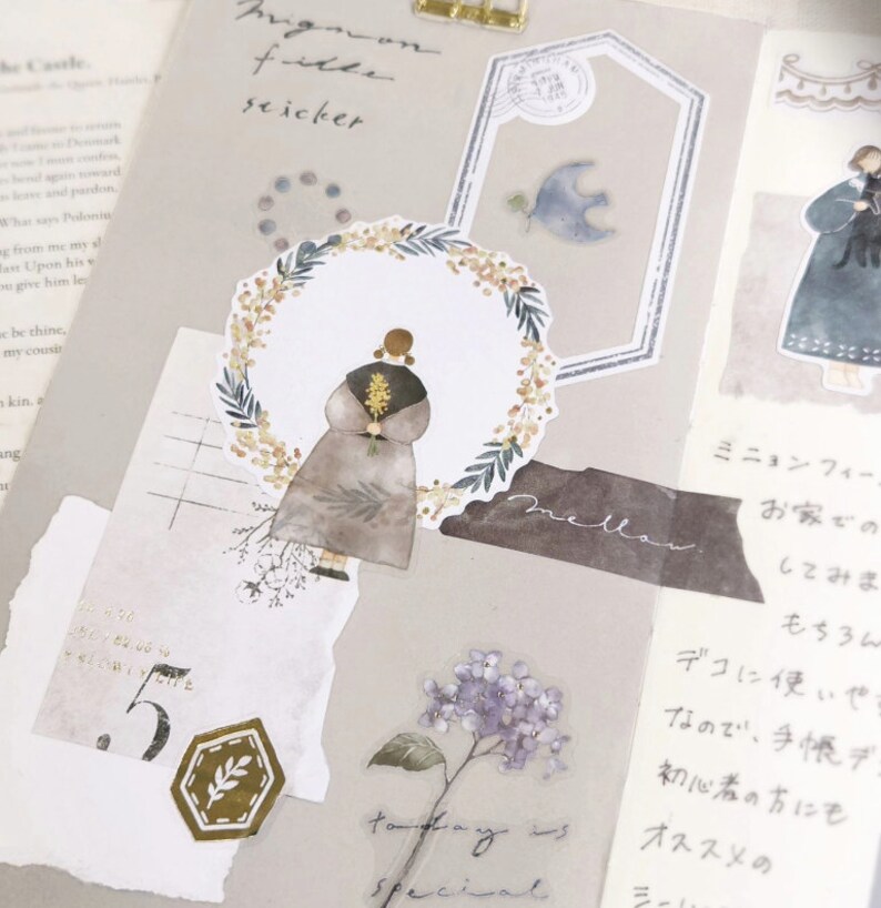 Flake sticker "mignon fille" image 8