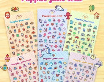 Poppin jam seal from Japan  by mind wave Sticker