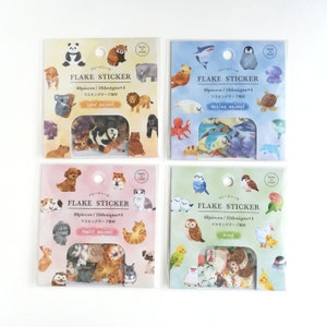 Sticker dierenvlokken (land/zee/klein/vogel) uit Japan<GAIA>