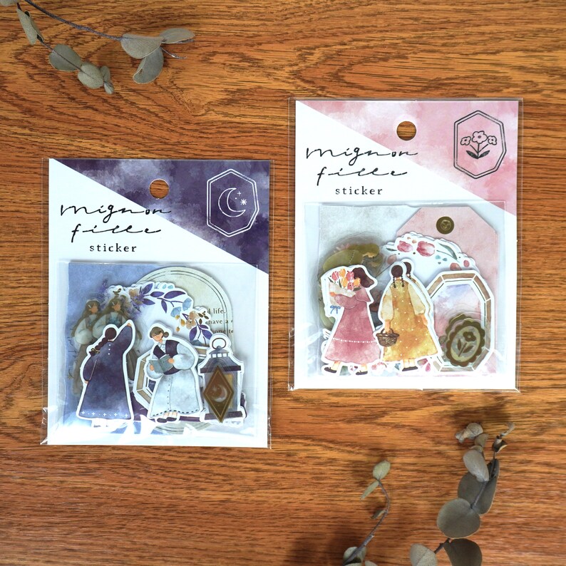 Flake sticker "mignon fille" image 2