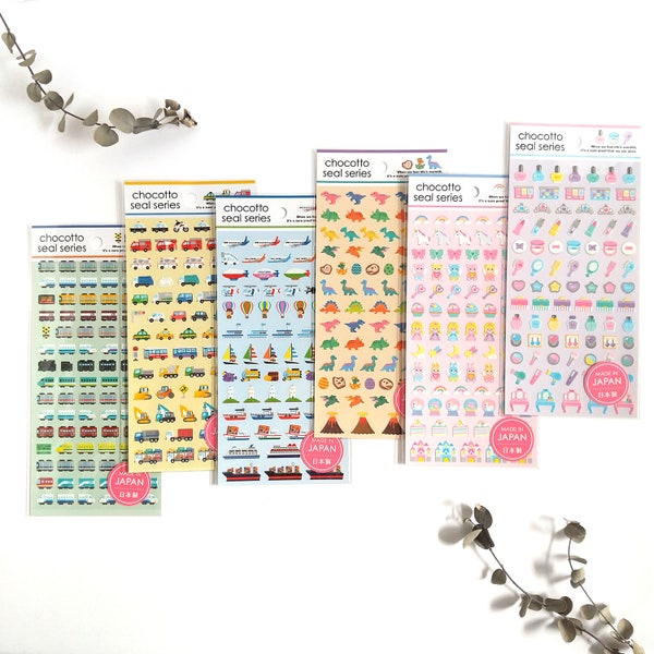 chocotto seal "Children's Dreams" mini sticker from Japan<GAIA>