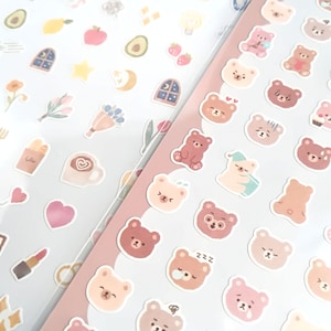 Chiisai-sticker 'Motif/Bear'-sticker uit Japan<Daiso>