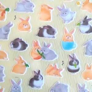 Mame Mame Tier Sticker (Hase) Masking Sticker aus Japan<mind wave>
