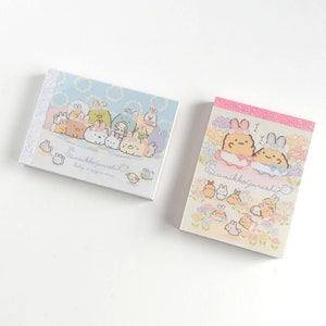 Nuovi mini blocchi di appunti Sumikkogurashi di febbraio 2021 "Il misterioso giardino dei conigli" di <San-X>