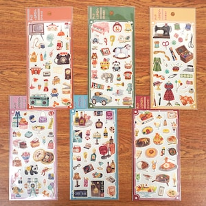 Sello de nostalgia, pegatina de nostalgia de Japón de Mind Wive