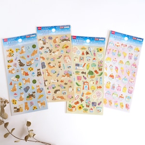 Ontwerpzegel "Zomer" sticker uit Japan van DAISO
