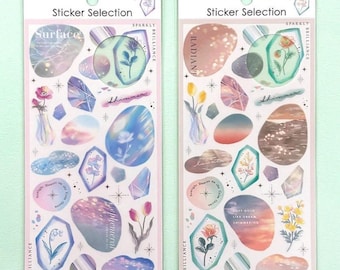 shimmering color Sticker from Japan by GAIA