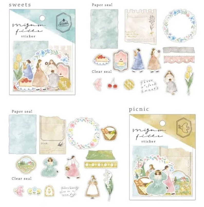 Flake sticker "mignon fille" image 6