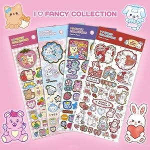 Pegatinas de la colección I Lave Fancy de GAIA, de Japón