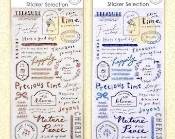 Sticker selection -Handwritten text- from Japan by GAIA