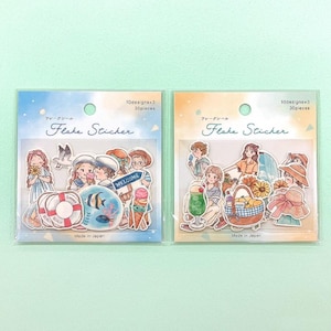 Flockenaufkleber -Summer Kids/Summer Girls- aus Japan von GAIA