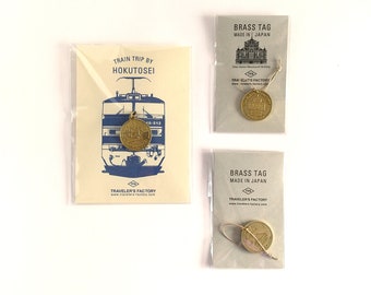 Traveler's notebook Charm Brass tag Travelers Factory