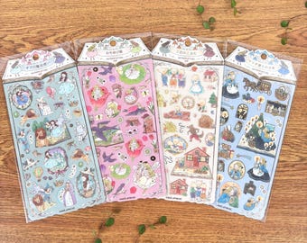 Sello MONOGATARI de Japón, de Kamio Japan washi sticker