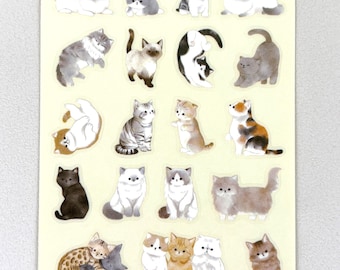 Pegatina de película - Pegatina de gato de Japón