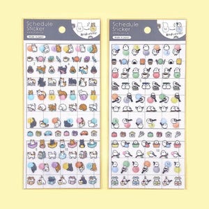 Adesivo de programação "Yuru neko/Yuru shimaenaga" do Japão<GAIA>