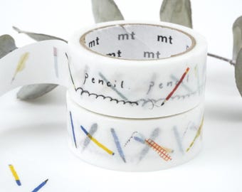 mt Limited Edition -miki tamura pencil- washi tape masking tape kamoi