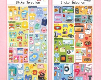 Sticker selection "miniature" -Baby products / Electronics store- from Japan by GAIA