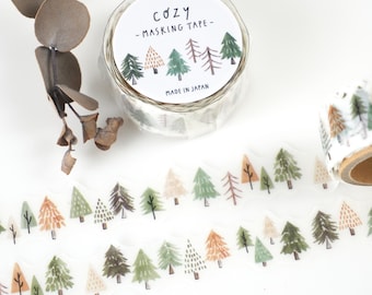 COZY masking tape -Forest- from Japan by mind wave washi tape