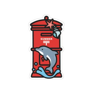 Postal tipo post "Verano 2024/Delfín"