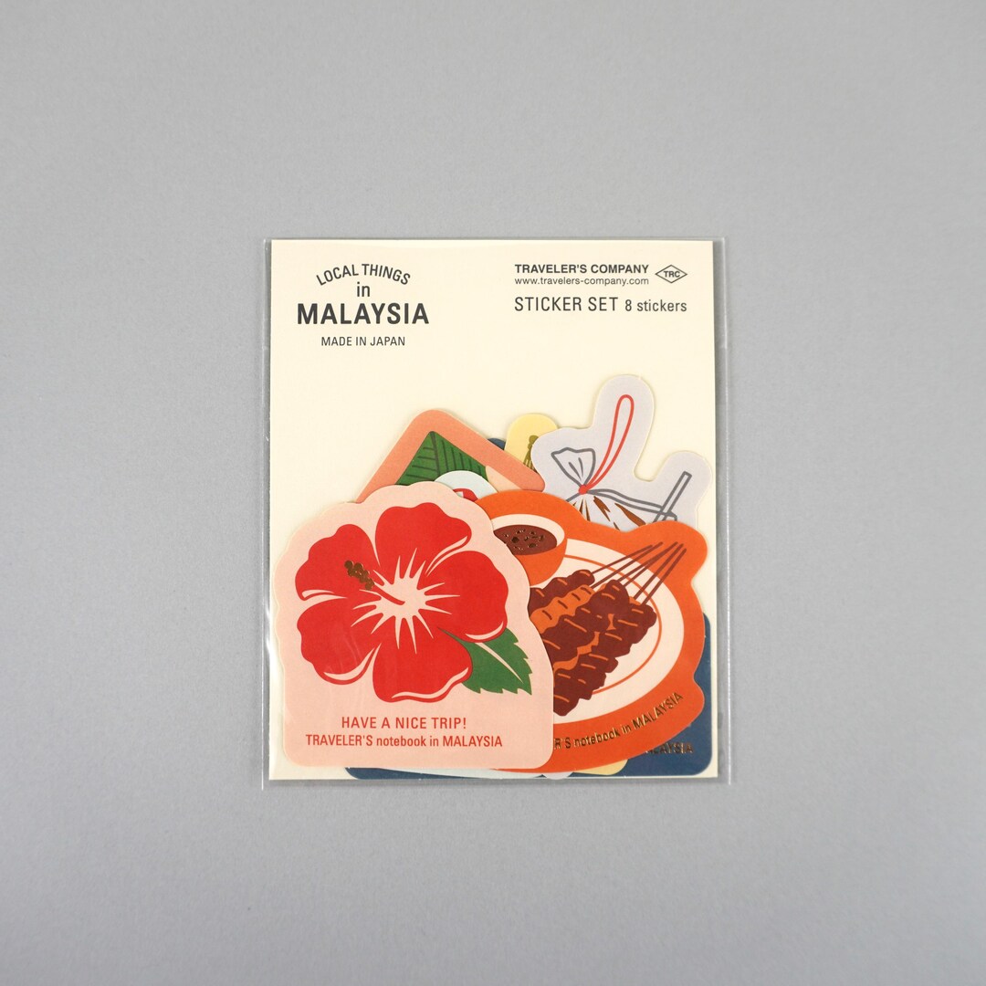 Travelers Factory Traveler's Notebook Sticker Set Local Things in ...