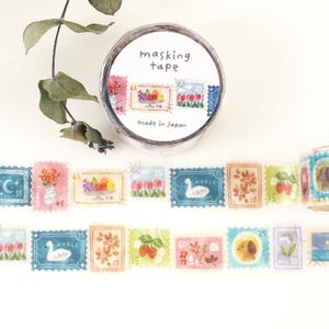 Die cut masking tape -Stamps- from Japan by mind wave washi tape