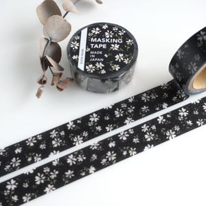 Afplaktape -Bloemenwaterverf4- washitape uit Japan van mindwave