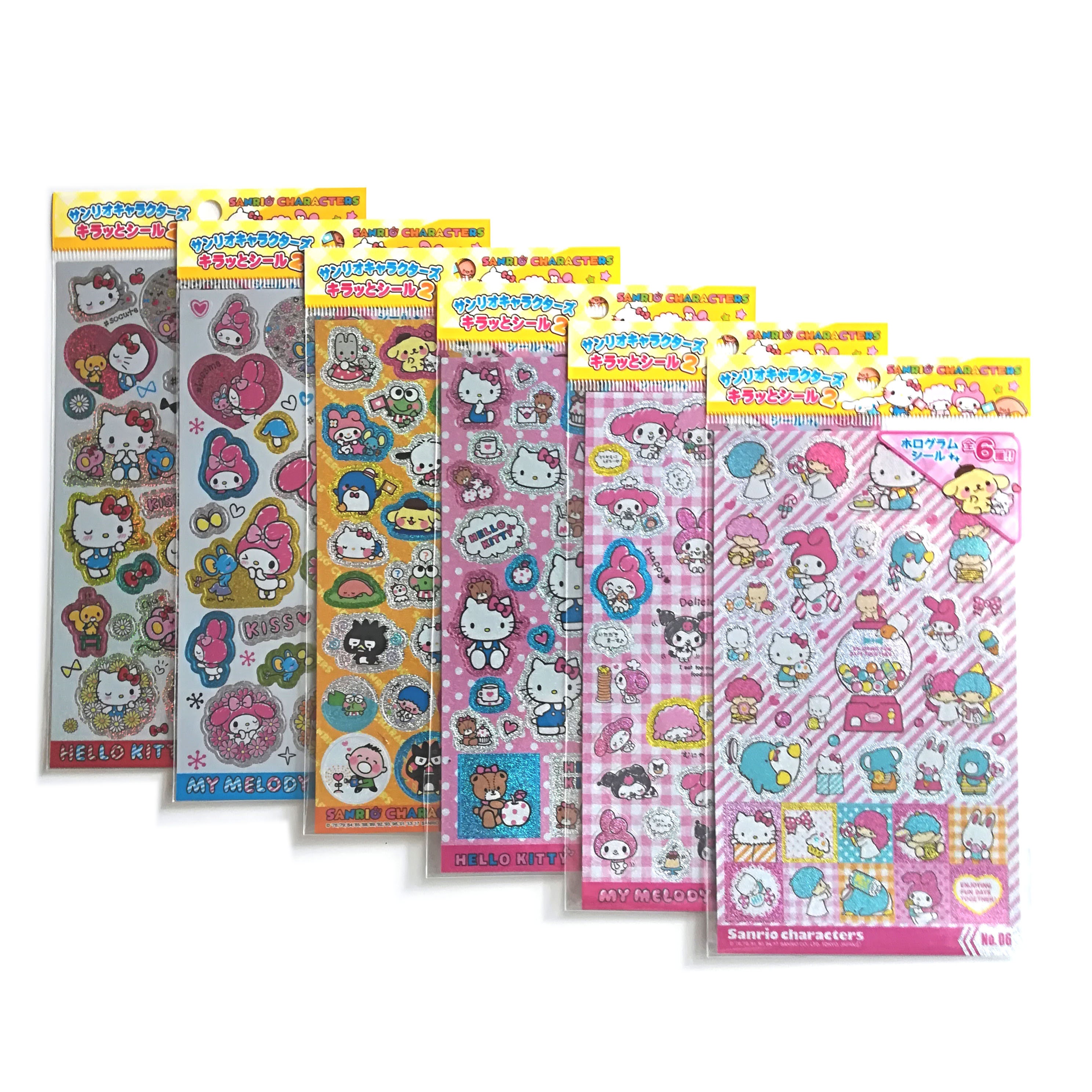 Hello Kitty Stickers – Starlight Glitter Notes