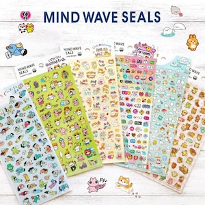Pegatina 4 del sello MW de Japón, de Mind Wave