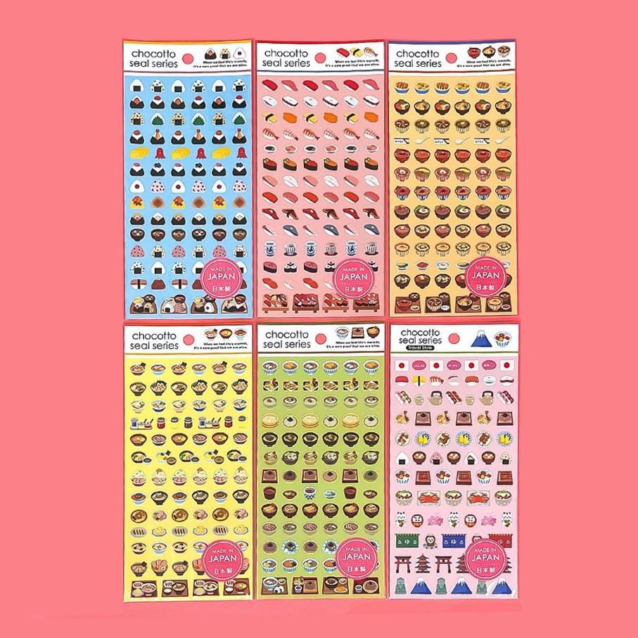 chocottoシール　コレクション 100均シールの花形！「chocottoシール」の魅力に迫る。 ｜yuu