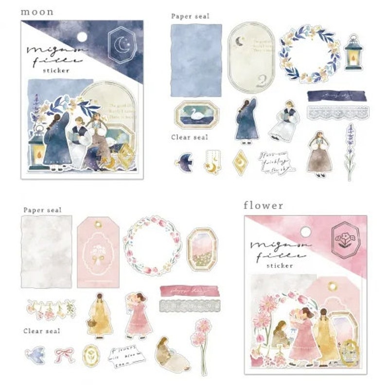 Flake sticker "mignon fille" image 5