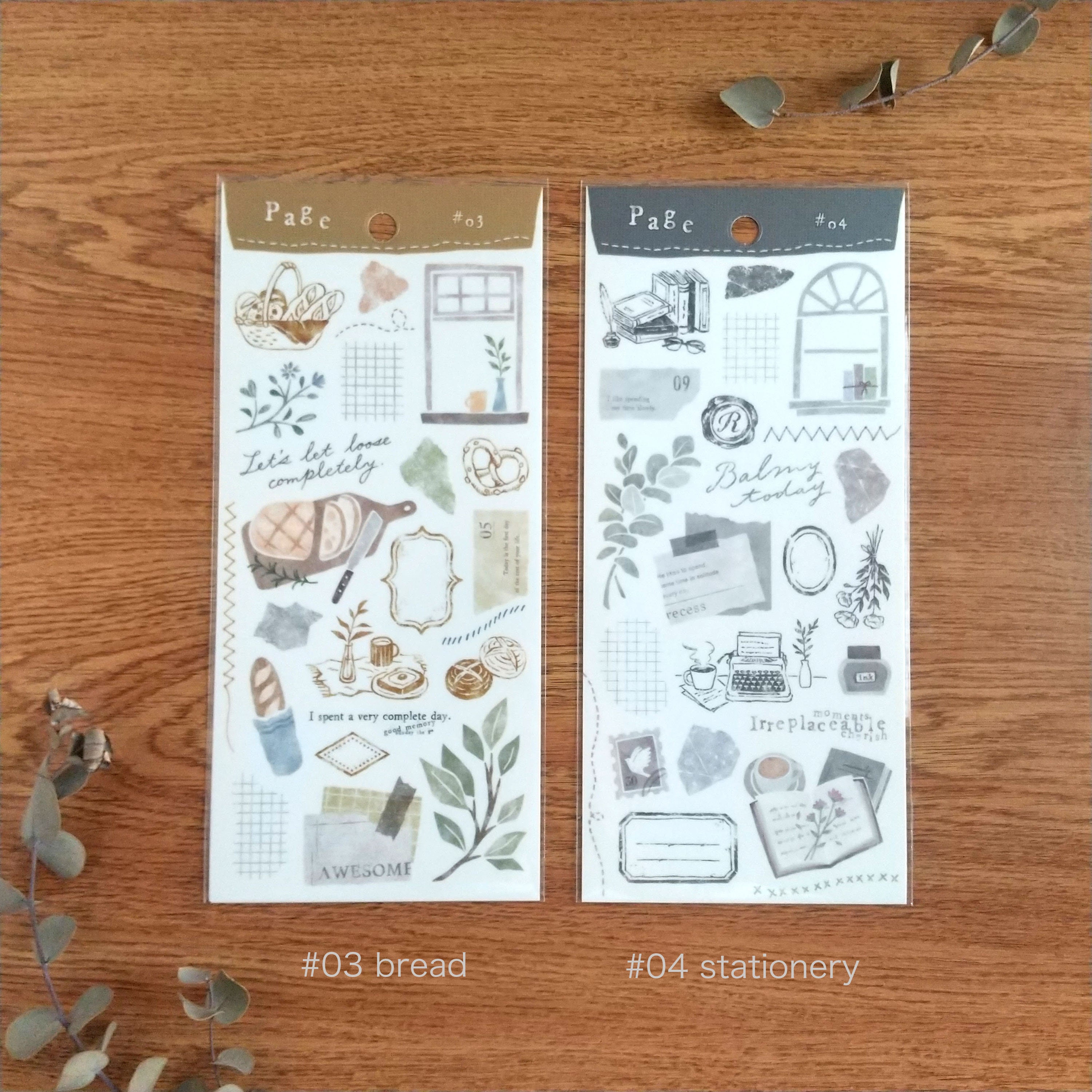 Page Sticker Tracing Sticker From Japan - Etsy