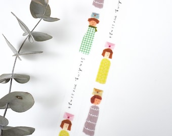 mt Limited Edition -miki tamura letter lady- washi tape masking tape kamoi