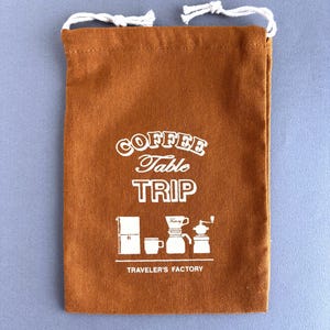 Traveler's Fabrik Baumwolltasche S hellbraunes Travelers Notebook