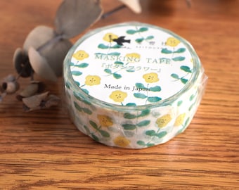 Cinta adhesiva Washi "Flor de peonía" de Seitousha de Japón