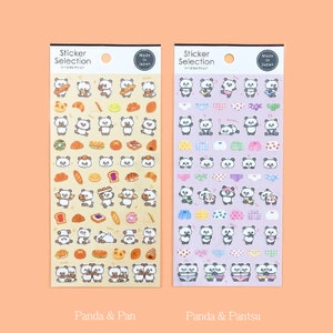 Selezione di adesivi "Panda Pan/Panda Pantsu" dal Giappone<GAIA>