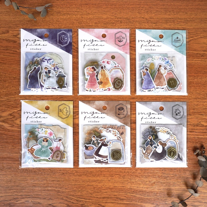 Flake sticker "mignon fille" image 1