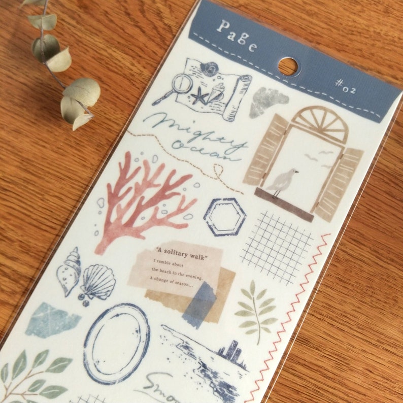 Page Sticker Tracing Sticker From Japan - Etsy