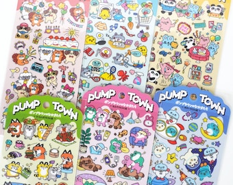 Friends of Pump Town  sticker from Japan  by mind wave