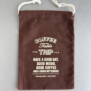 Traveler&#39;s factory Cotton bag S dark brown travelers notebook