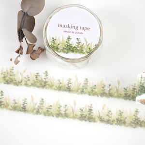 Gestanste washi-tape -Grassland- uit Japan van mindwave-afplaktape