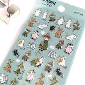 Moomin-stickers, ministickers "Groen" uit Japan